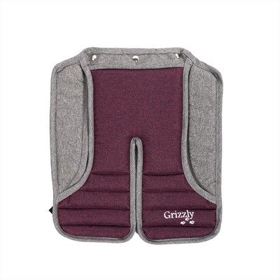 Seat upholstery (Grizzly/burgund)