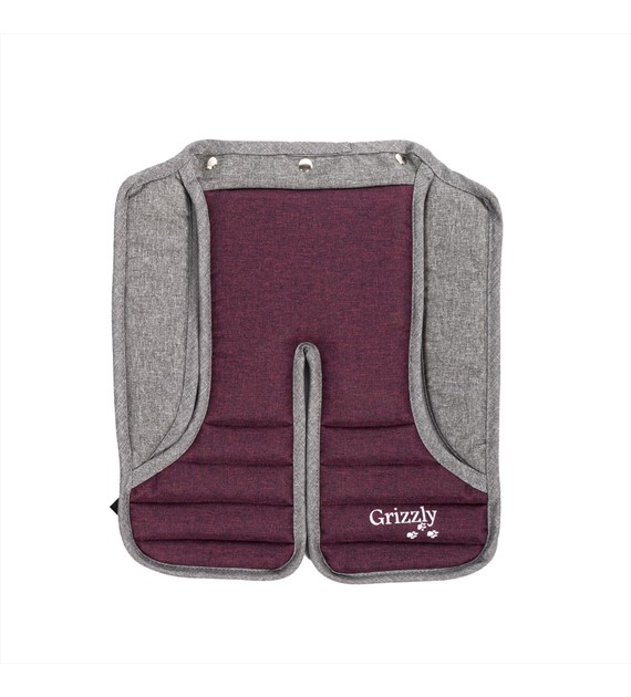 Seat upholstery (Grizzly/burgund)