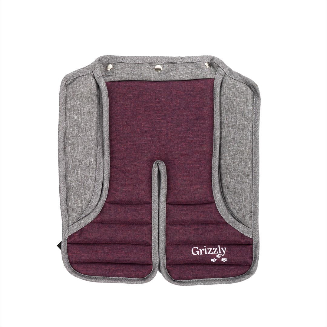 Seat upholstery (Grizzly/burgund)