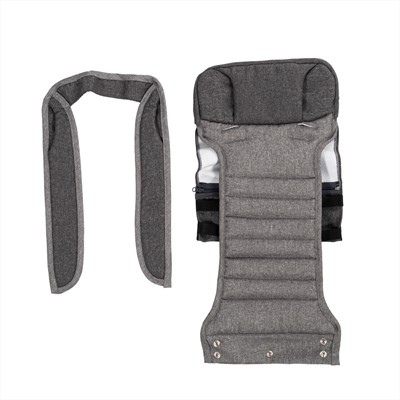 Backrest upholstery (Grizzly/gray)