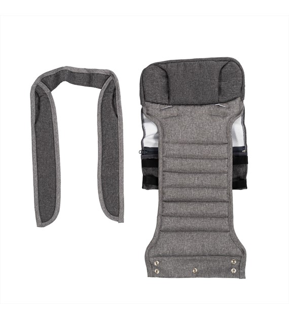 Backrest upholstery (Grizzly/gray)