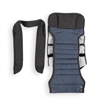 Backrest upholstery (Grizzly/blue)