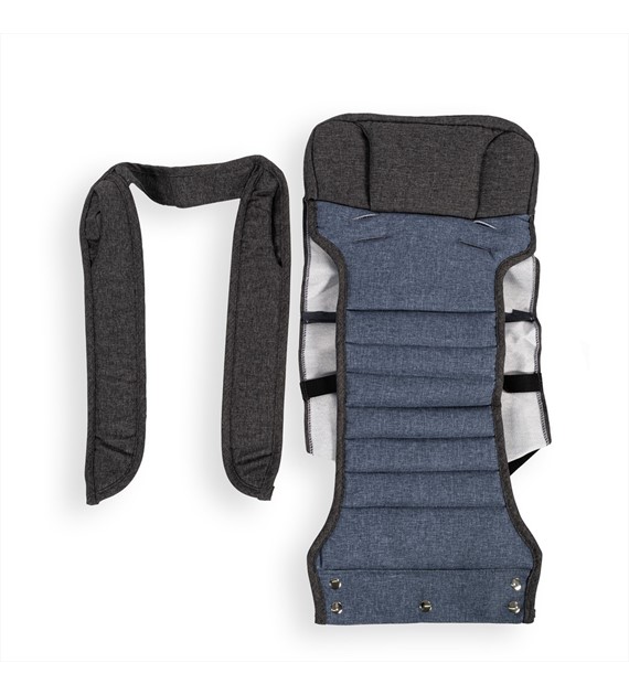 Backrest upholstery (Grizzly/blue)