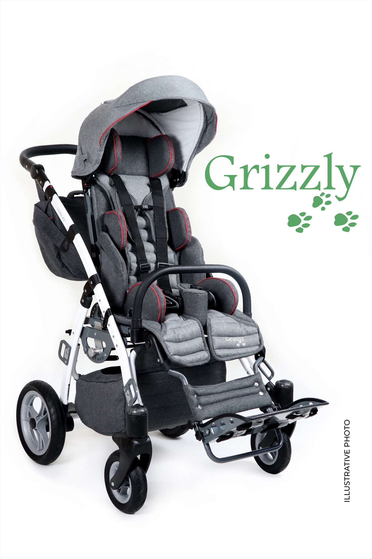 Grizzly stroller (gray)