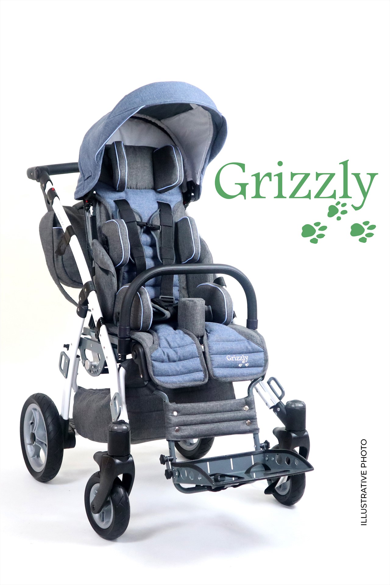 Grizzly stroller (blue)