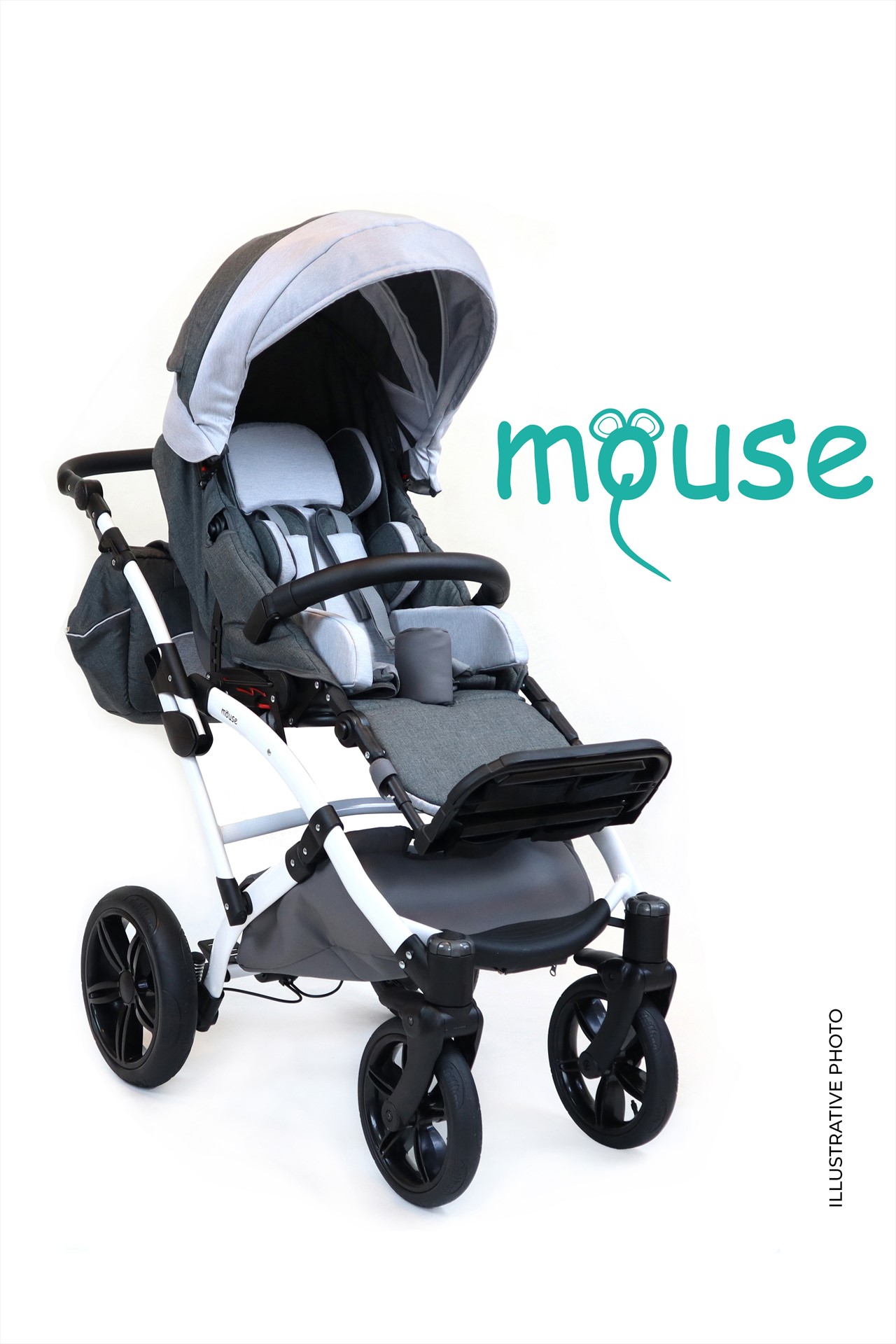 Mouse stroller (gray)