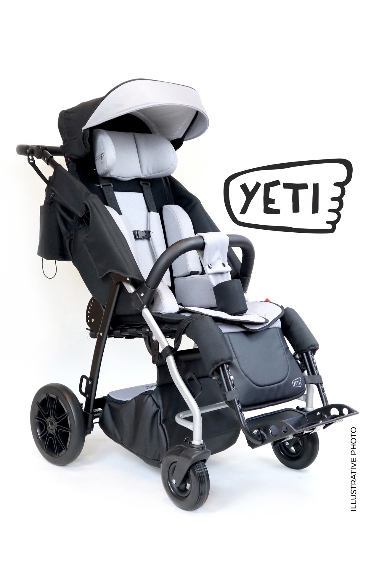 Yeti stroller (black)