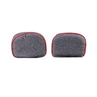 Headrest upholstery - 2 pcs. (Grizzly/gray)