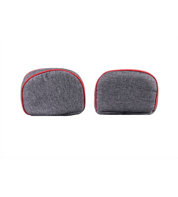 Headrest upholstery - 2 pcs. (Grizzly/gray)