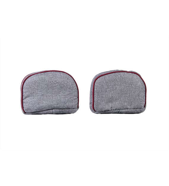 Torso pads upholstery - 2 pcs. (Grizzly/burgund)