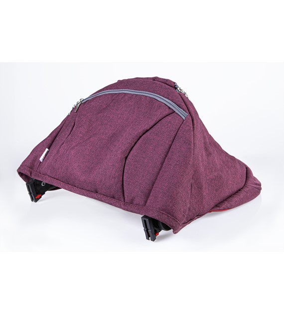 Canopy upholstery (Grizzly/burgund)