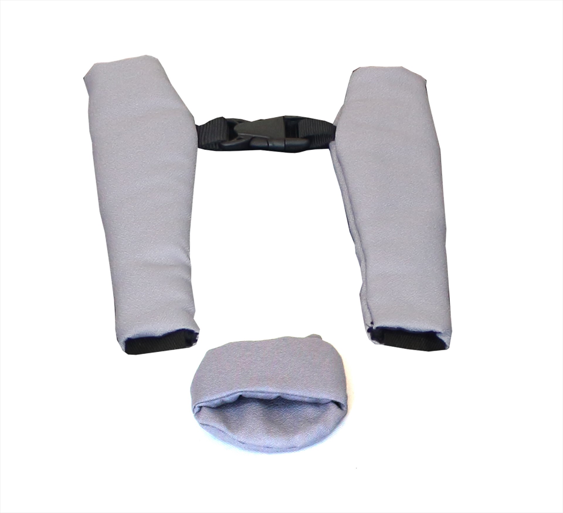 5-point belt lining pads Yeti (gray)